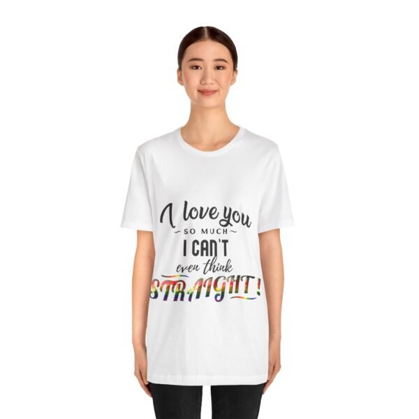 Philadelphia Flag T-shirt Valentines Day Unisex Size - I Can't Even Think Straight - Image 3
