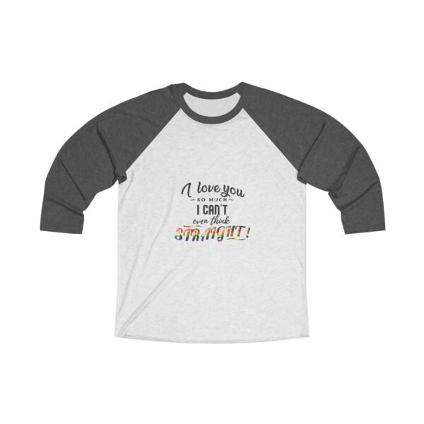 Philadelphia Flag Tri-Blend Raglan Tee Valentines Day Unisex Size - I Can't Even Think Straight