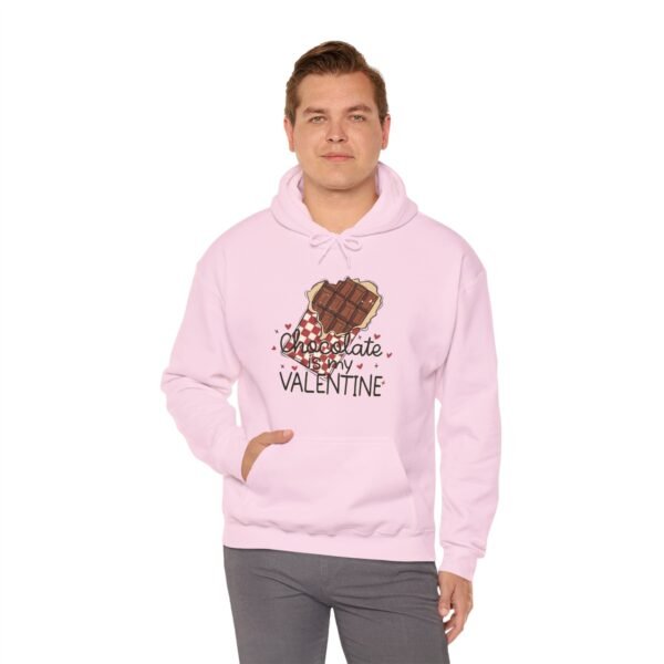 Hoodie Valentine's Day Unisex Size - Chocolate Is My Valentine - Image 34