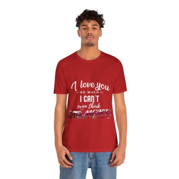 Demisexual Flag T-shirt Valentines Day Unisex Size - I can't Even Think Straight - Image 36