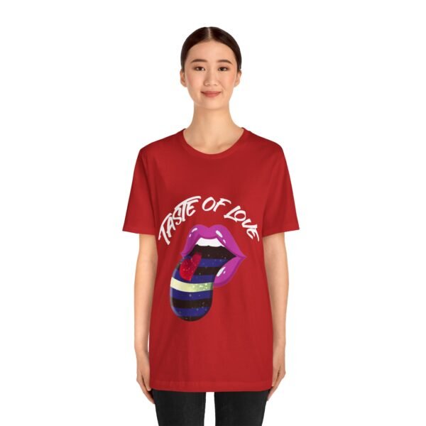 Leather Flag T-shirt Valentines Day Unisex Size - Taste Of Love - Image 35