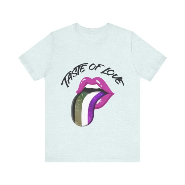 Asexual Flag T-shirt Valentines Day Unisex Size - Taste Of Love - Image 10