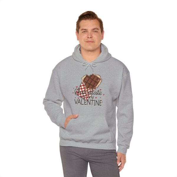 Hoodie Valentine's Day Unisex Size - Chocolate Is My Valentine - Image 20
