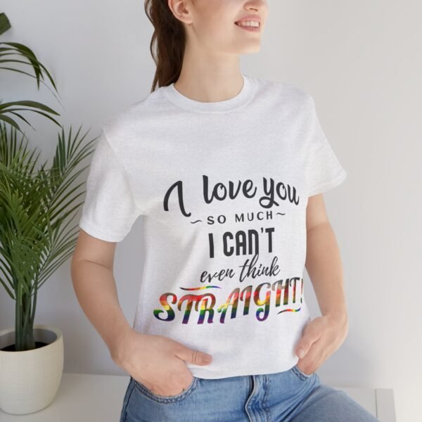 Philadelphia Flag T-shirt Valentines Day Unisex Size - I Can't Even Think Straight - Image 15