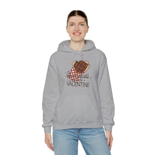 Hoodie Valentine's Day Unisex Size - Chocolate Is My Valentine - Image 19