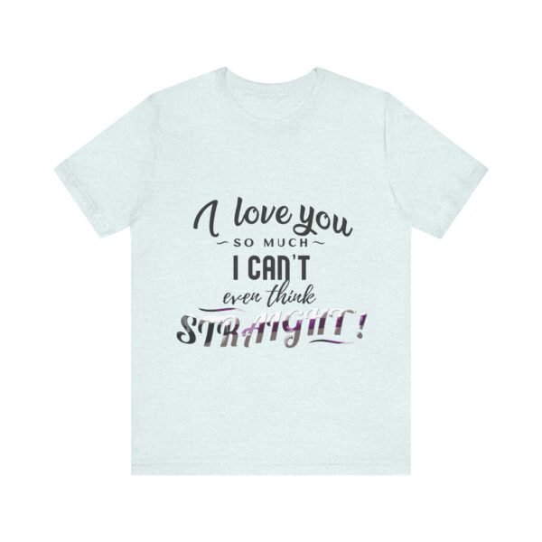 Demisexual Flag T-shirt Valentines Day Unisex Size - I can't Even Think Straight - Image 17
