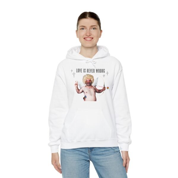 Philadelphia Flag Hoodie Valentine's Day Unisex Size - Love Is Never Wrong - Image 5