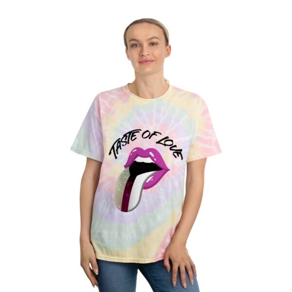 Demisexual Flag Tie-Dye Spiral T-Shirt Valentines Day Unisex Size - Taste Of Love - Image 4