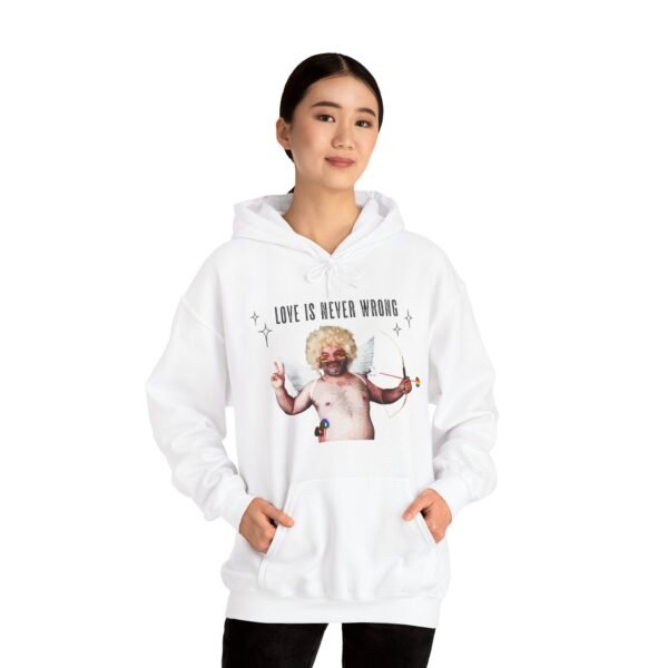 Philadelphia Flag Hoodie Valentine's Day Unisex Size - Love Is Never Wrong - Image 3