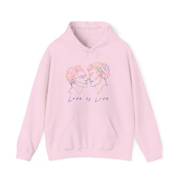 Gay Flag Hoodie Valentine's Day Unisex Size - Love Is Love - Image 22