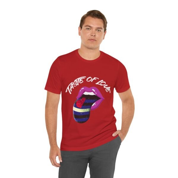 Leather Flag T-shirt Valentines Day Unisex Size - Taste Of Love - Image 38