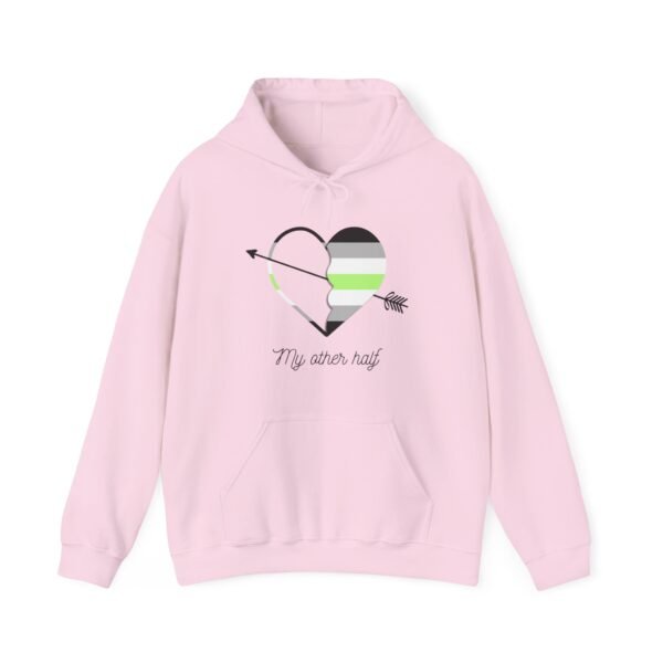 Agender Flag Hoodie Valentine's Day Unisex Size - My Other Half - Image 22