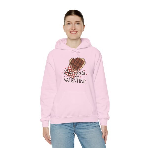 Hoodie Valentine's Day Unisex Size - Chocolate Is My Valentine - Image 33