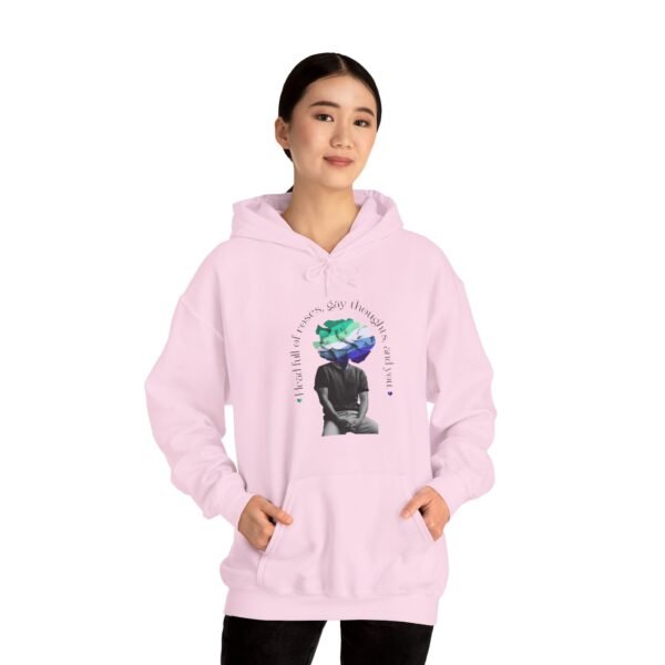 Gay Flag Hoodie Valentine's Day Unisex Size - Head Full Of Roses - Image 24