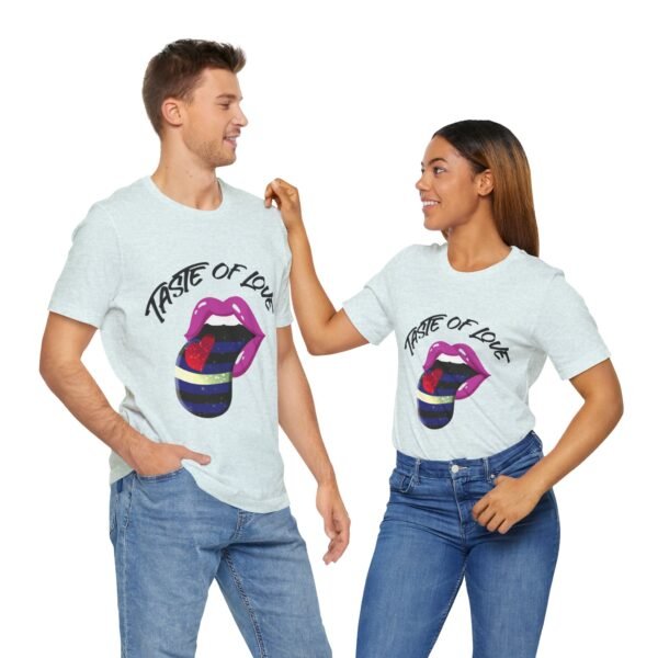 Leather Flag T-shirt Valentines Day Unisex Size - Taste Of Love - Image 24