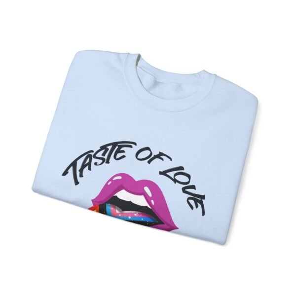 Progress Flag Heavy Blend Crewneck Sweatshirt Valentines Day Unisex Size - Taste Of Love - Image 7