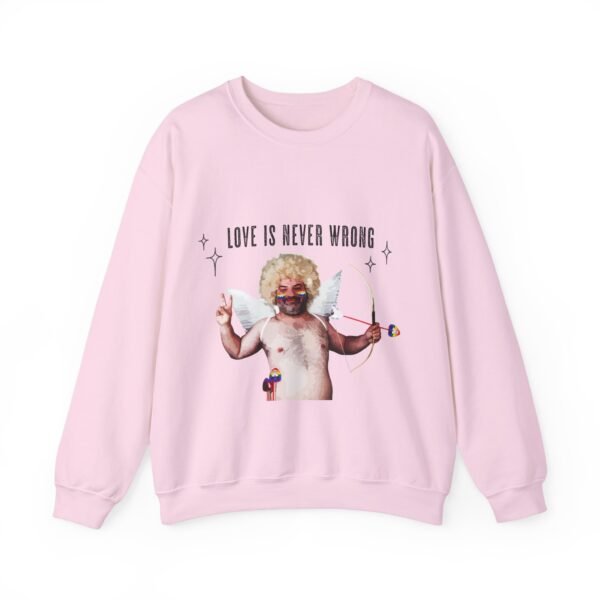 Two Spirit Flag Heavy Blend Crewneck Sweatshirt Valentines Day Unisex Size - Love Is Never Wrong - Image 13