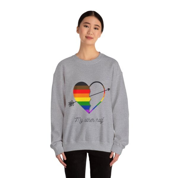 Philadelphia Flag Heavy Blend Crewneck Sweatshirt Valentines Day Unisex Size - My Other Half - Image 8