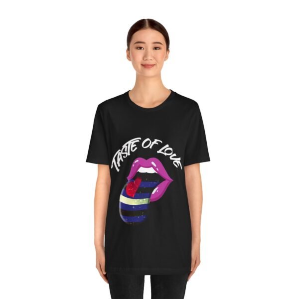Leather Flag T-shirt Valentines Day Unisex Size - Taste Of Love - Image 11
