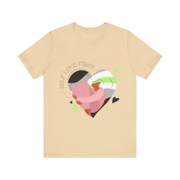 Gender Flag T-shirt Valentines Day Unisex Size - Self Love First - Image 4