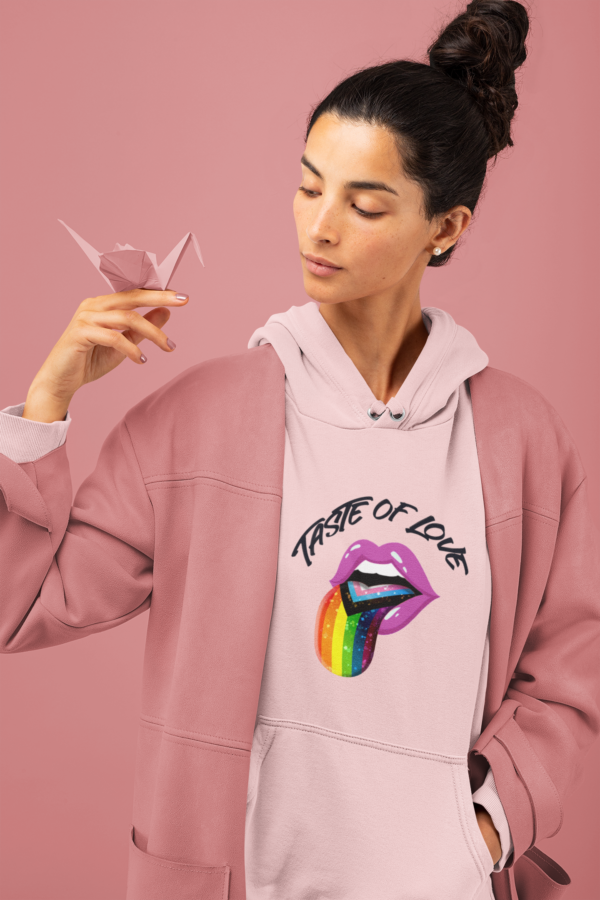 Progress Flag Hoodie Valentine's Day Unisex Size - Taste Of Love