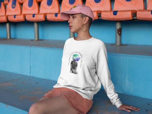 Gay Flag Heavy Blend Crewneck Sweatshirt Valentines Day Unisex Size - Head Full Of Roses