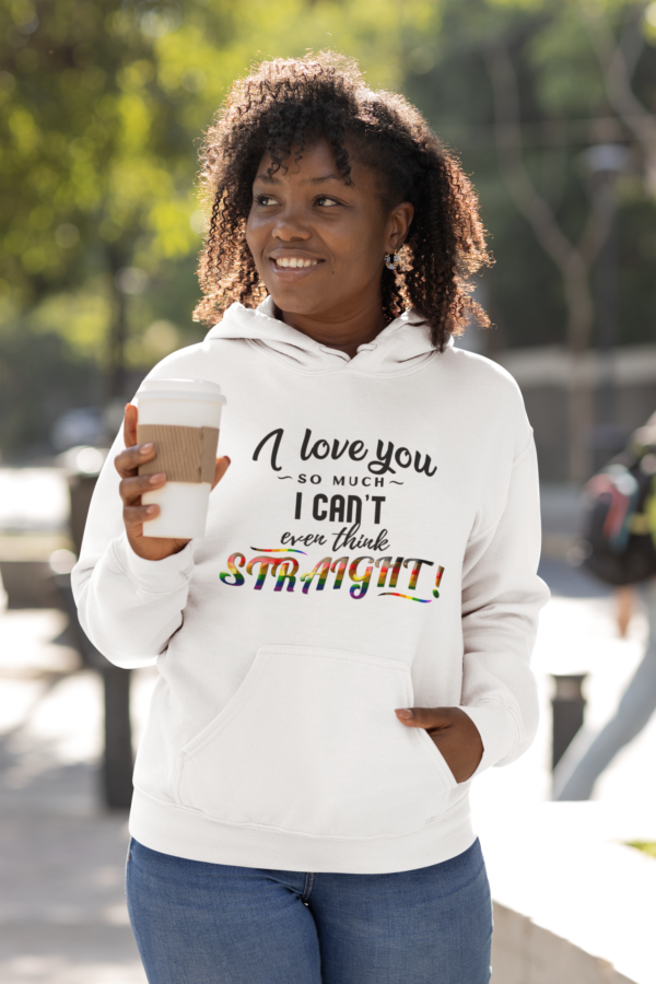 Philadelphia Flag Hoodie Valentine's Day Unisex Size - I Can't Even Think Straight