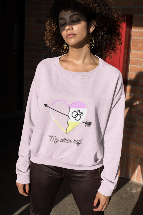 Twink Flag Heavy Blend Crewneck Sweatshirt Valentines Day Unisex Size - My Other Half