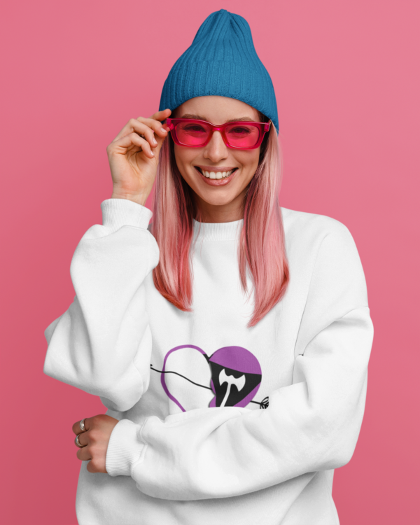 Labrys Lesbian Flag Heavy Blend Crewneck Sweatshirt Valentines Day Unisex Size - My Other Half