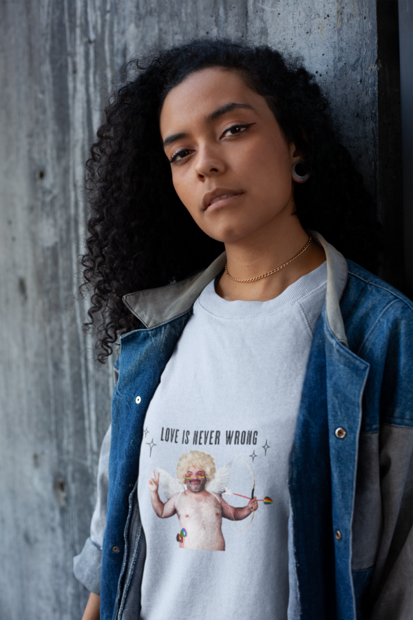 Philadelphia Flag Heavy Blend Crewneck Sweatshirt Valentines Day Unisex Size - Love Is Never Wrong