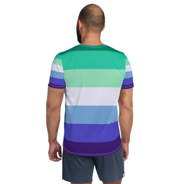 Gay Flag LGBTQ T- Shirt Men's Size - Image 3