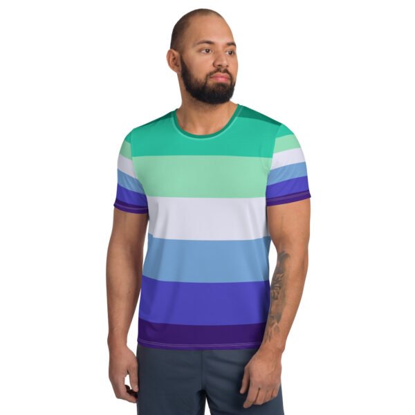Gay Flag LGBTQ T- Shirt Men's Size