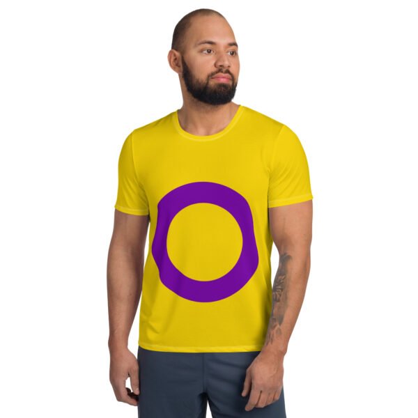 Intersexual Flag LGBTQ T- Shirt Men's Size