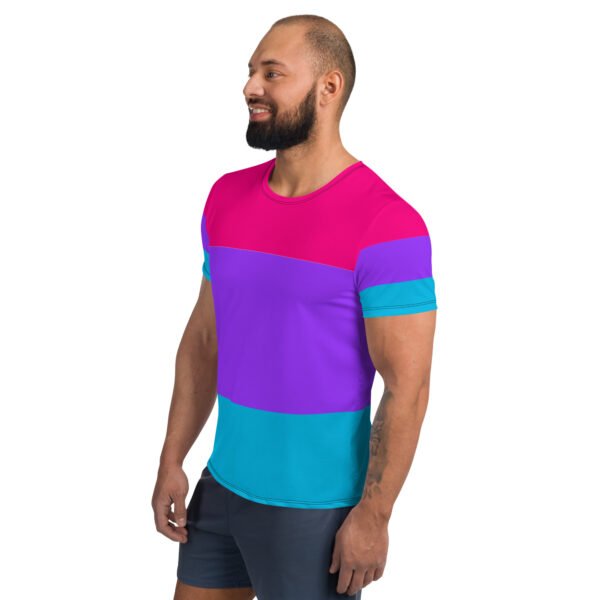 Androgyne Flag LGBTQ T- Shirt Men's Size - Image 4