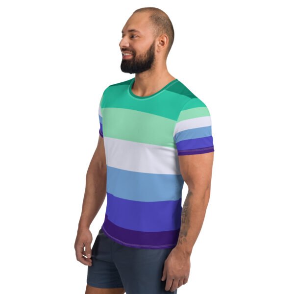 Gay Flag LGBTQ T- Shirt Men's Size - Image 4