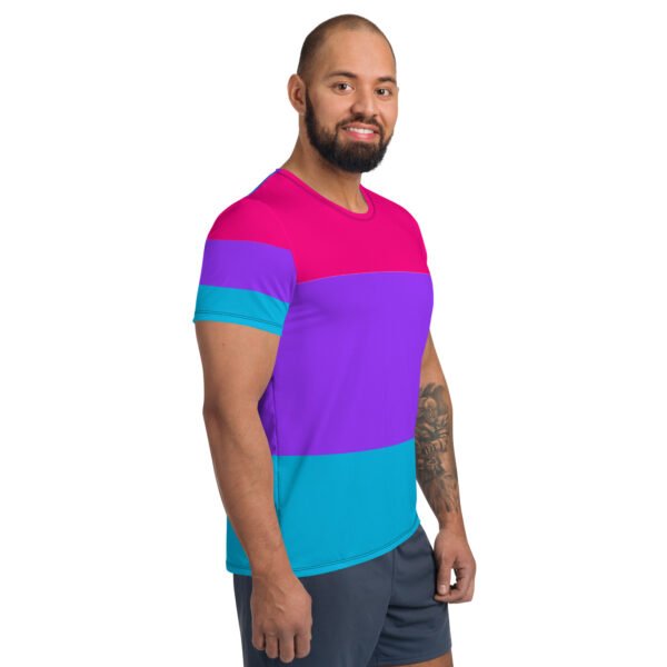 Androgyne Flag LGBTQ T- Shirt Men's Size - Image 5