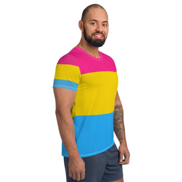 Pansexual Flag LGBTQ T- Shirt Men's Size - Image 5