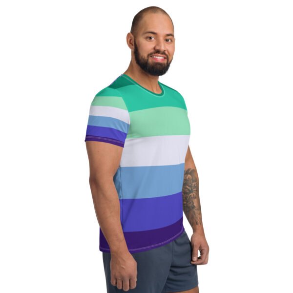 Gay Flag LGBTQ T- Shirt Men's Size - Image 5