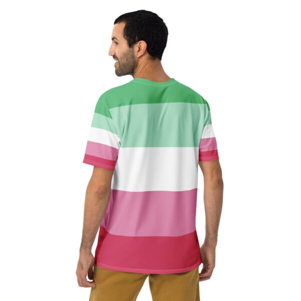 Abrosexual Flag LGBTQ T- Shirt Men's Size - Image 3