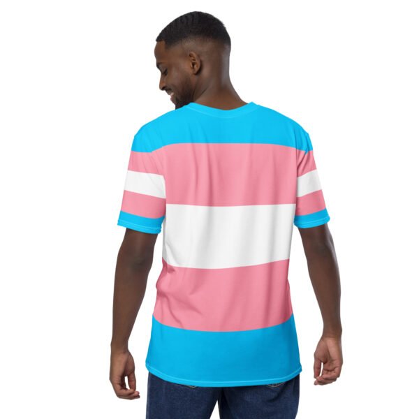 Transgender Flag LGBTQ T- Shirt Men's Size - Image 4