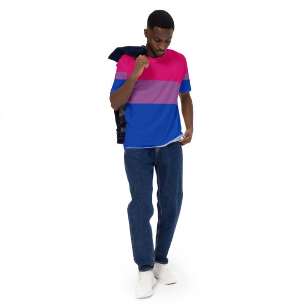Bisexual Flag LGBTQ T- Shirt Men's Size - Image 3