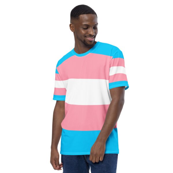 Transgender Flag LGBTQ T- Shirt Men's Size
