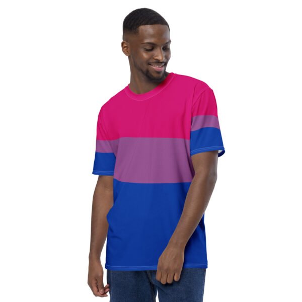 Bisexual Flag LGBTQ T- Shirt Men's Size - Image 5