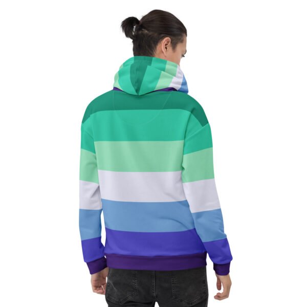 Gay Flag LGBTQ Hoodie Unisex Size - Image 2