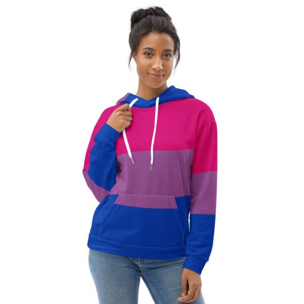 Bisexual Flag LGBTQ Hoodie Unisex Size