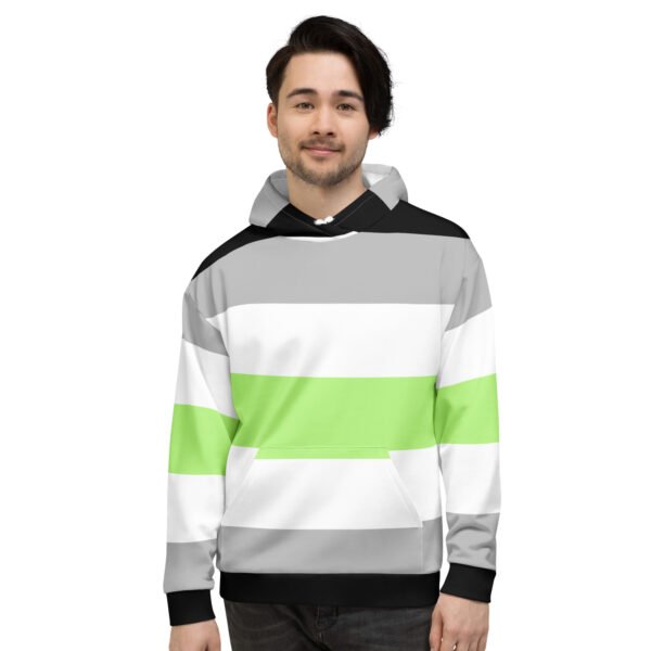 Agender Flag LGBTQ Hoodie Unisex Size