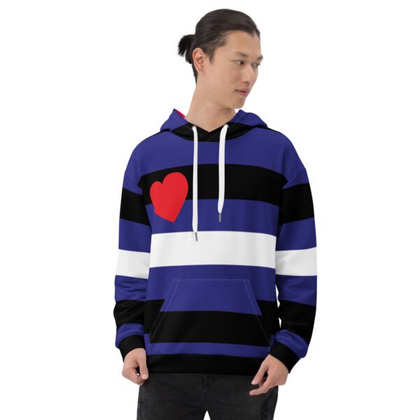 Leather Flag LGBTQ Hoodie Unisex Size