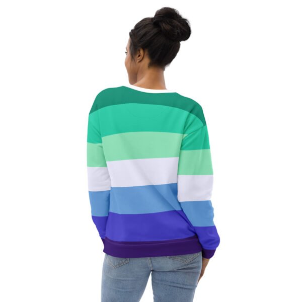 Gay Flag LGBTQ Sweatshirt Unisex Size - Image 2