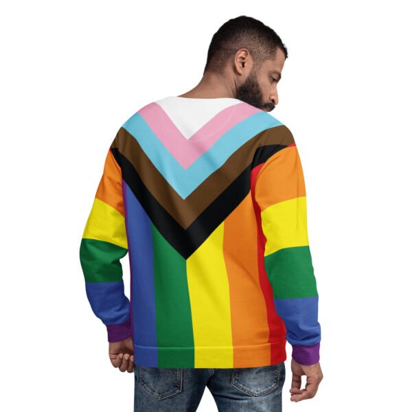 Progress Flag LGBTQ Sweatshirt Unisex Size - Image 2