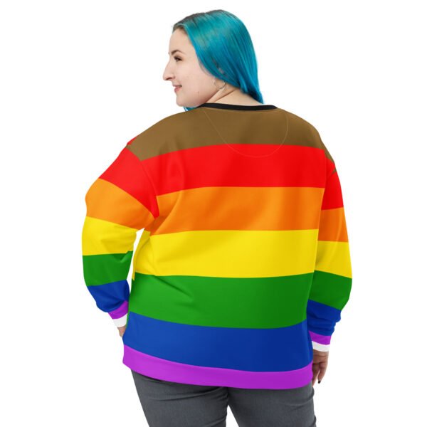 Philadelphia Flag LGBTQ Sweatshirt Unisex Size - Image 2